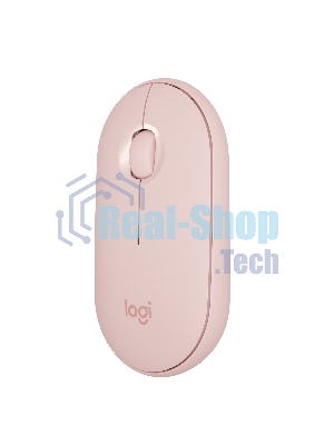 Мышь беспроводная Logitech Pebble M350 розовый, 1000 dpi, радиоканал, Bluetooth, USB, кнопки - 3