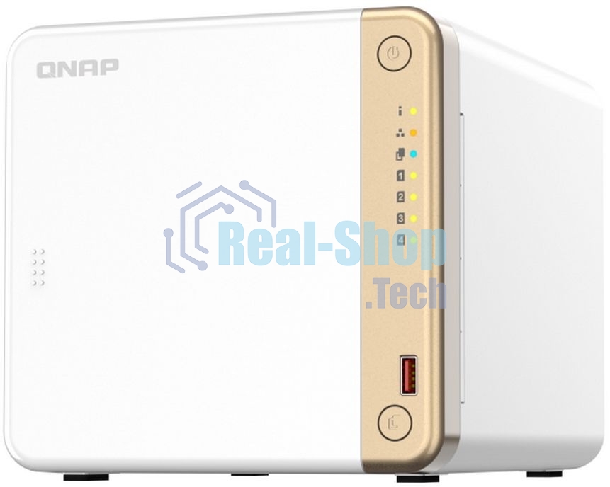 Сетевое хранилище NAS Qnap Original TS-462-4G 4-bay настольный Celeron N4505