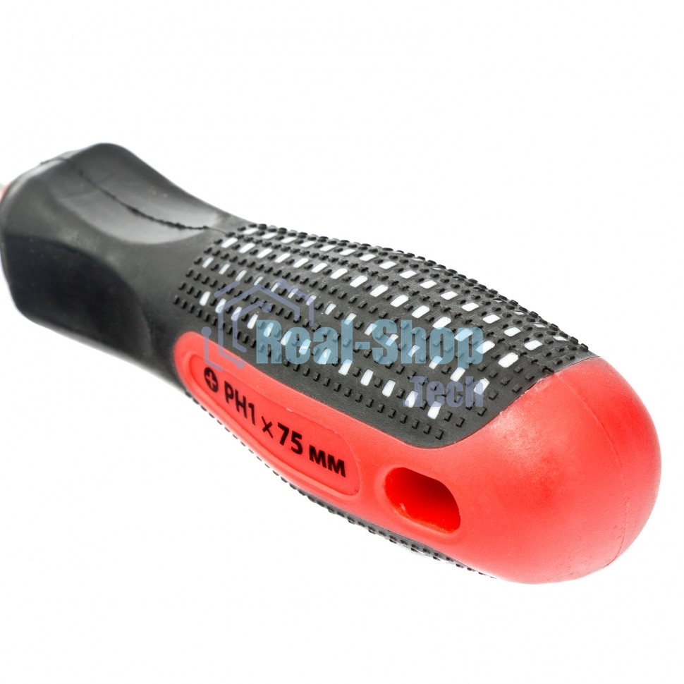 Отвертка Matrix Fusion, PH1х 75 мм, CrV, 3-х компонентная рукоятка 