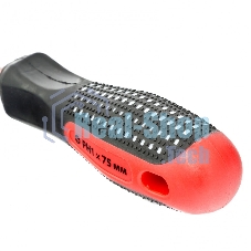 Отвертка Matrix Fusion, PH1х 75 мм, CrV, 3-х компонентная рукоятка 