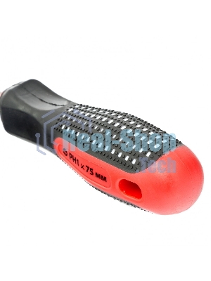 Отвертка Matrix Fusion, PH1х 75 мм, CrV, 3-х компонентная рукоятка 