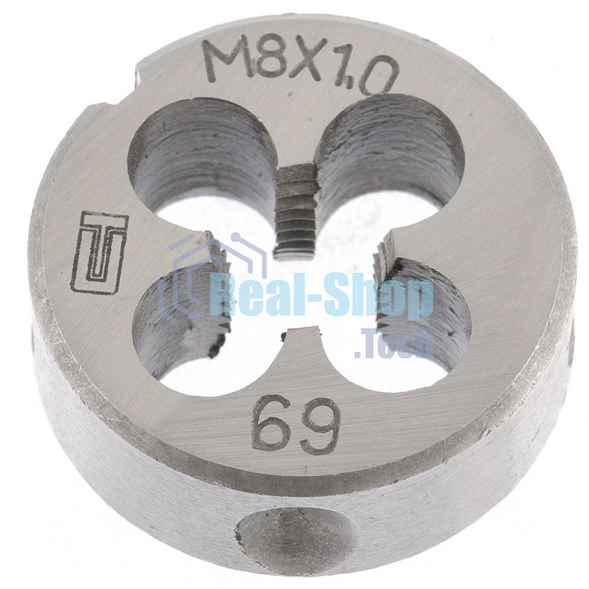 Плашка Сибртех М8 х 1,0 мм