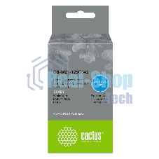 Картридж ленточный Cactus CS-M21-125C342 черный шрифт, белый фон (6 мм, 2.1 м) для Brady BMP21-PLUS, BMP21, BMP21-LAB