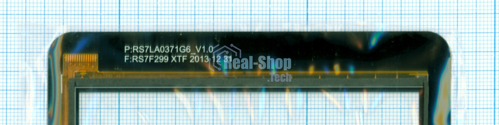Сенсорное стекло (тачскрин) RS7F299D_V2.0, черное