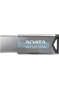 Флешка USB ADATA UV250 (AUV250-32G-RBK), 32Gb, USB 2.0, R/W 25/10, серебристый