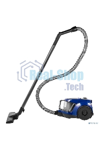Пылесос Samsung VCC4520S36 синий/черный, 350/1600 Вт, уборка сухая, пылесборник контейнер 1.3 л