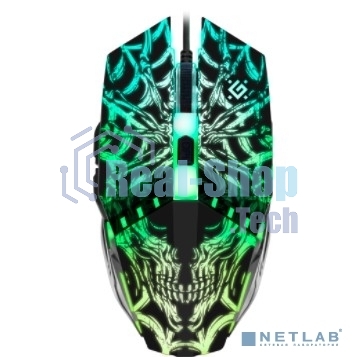 Мышь проводная Defender Prototype GM-670L черный, 2400 dpi, USB, кнопки - 6