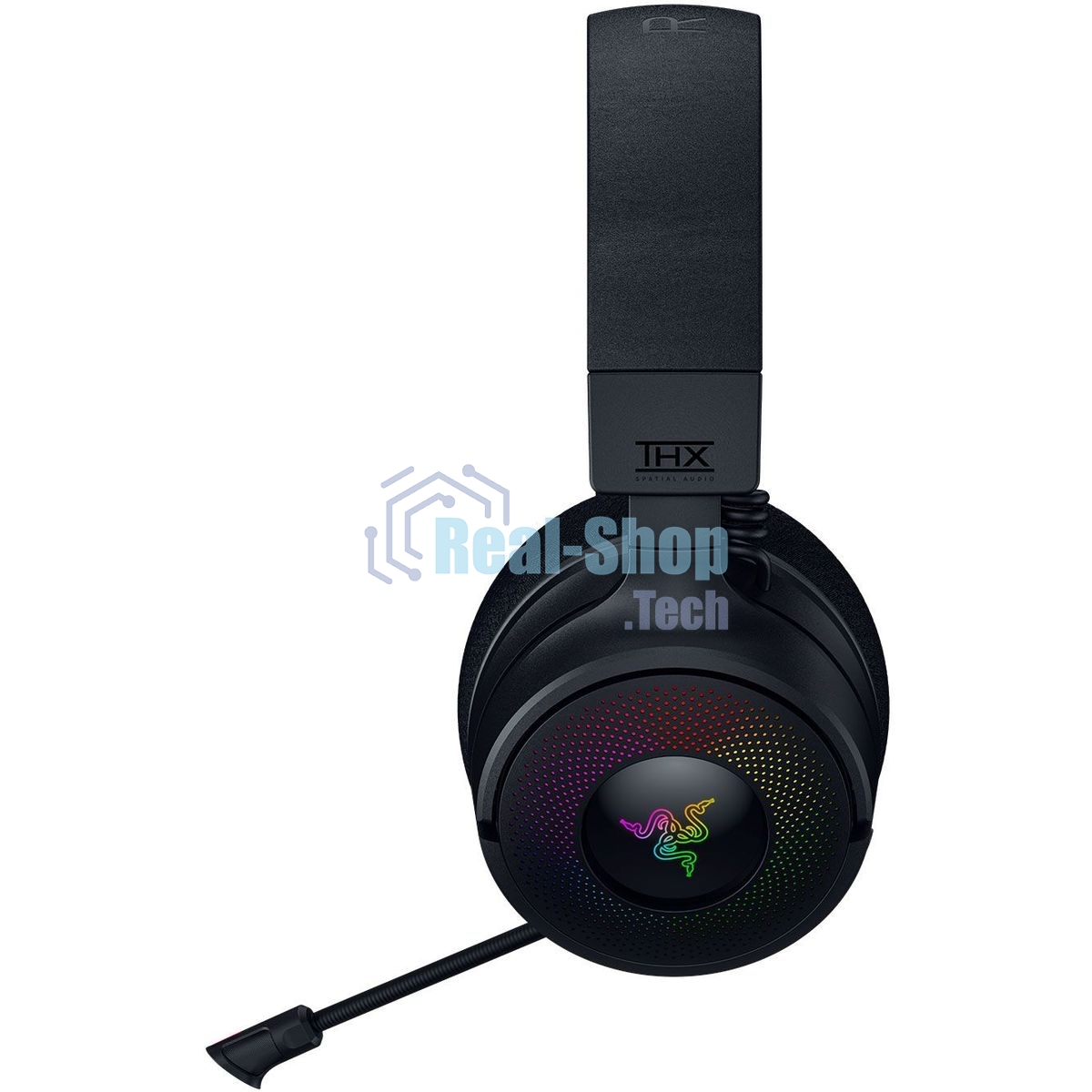 Гарнитура Razer Kraken V4 чёрный, беспроводная, bluetooth, до 70 ч, подсветка