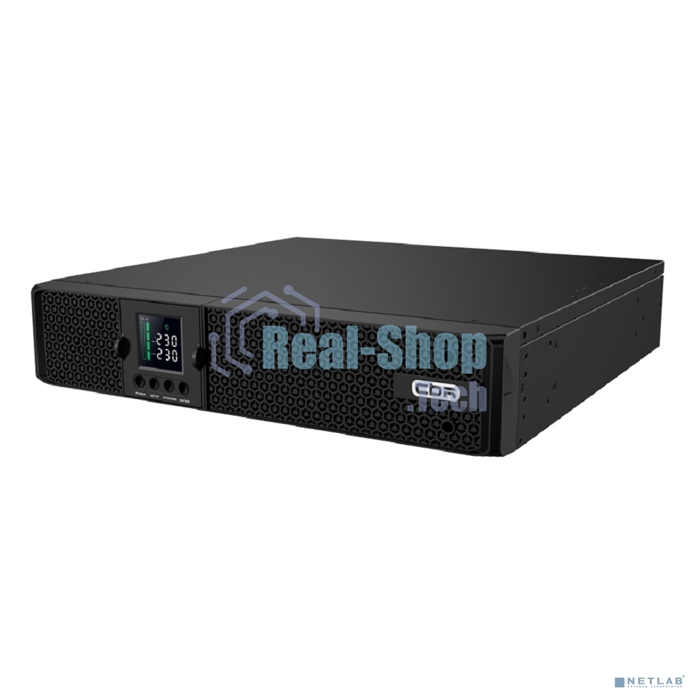 Источник бесперебойного питания CBR PLS-1.5KRT-8I-LCHERSC Line Interactive Smart 1500/1350 RT 8 x C13, LCD, HID-USB, RS232, EPO, SNMP slot