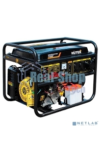 Электрогенератор бензиновый Huter DY8000L, 6.5 кВт, 91 дБ, 69.8 кг