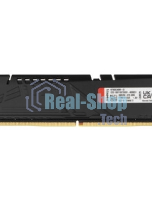 Оперативная память Kingston Fury Beast, DDR5, 32Gb (1x32GB), 6400MHz, CL32, DIMM, радиатор, черный