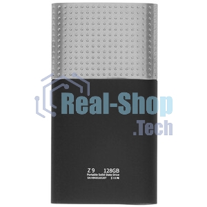 Внешний SSD Netac Z9, 128 Gb, USB 3.2 Gen 2 Type-C, R/W 550/480, черный