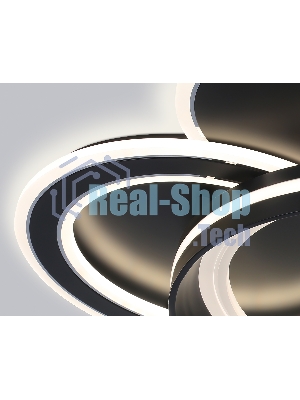Светильник Ambrella light FA8515/3 BK черный 143W 3000K-6400K 500*500*80 (ПДУ РАДИО 2.4G)