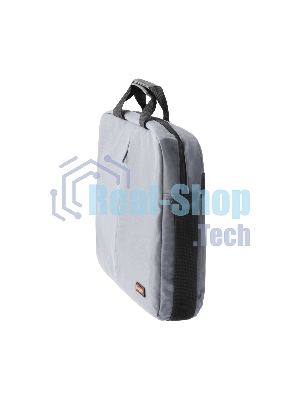 Сумка для ноутбука ExeGate Office F1590 Grey, серая, полиэстер, для ноутбуков до 15.6