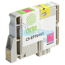 Картридж струйный Cactus CS-EPT0483 пурпурный (14,4 мл) для Epson Stylus Photo R200/R220/R300/R320/R340/RX500/RX600/RX620/RX640
