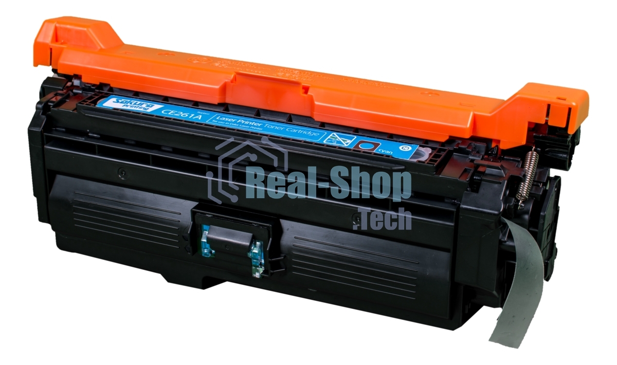 Картридж лазерный Sakura CE261A для HP Color LaserJet CP4020/4025/4520/4525, синий, 11000 к.