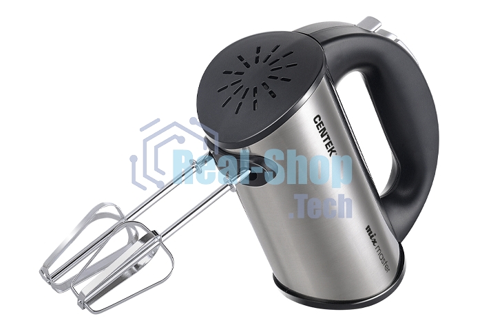 Миксер ручной Centek CT-1108 черный/стальной, 600 Вт