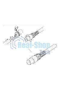Разъем штекер TV PROconnect без пайки белый