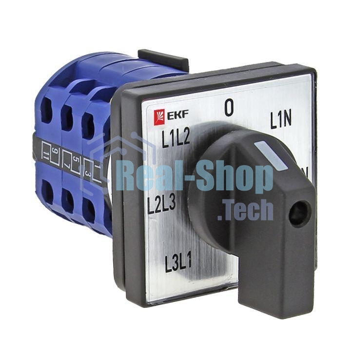 Переключатель кулачковый ПК-1-64 10А для вольтметра EKF pk-1-64-10