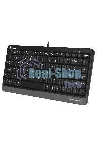 Клавиатура проводная A4Tech Fstyler FKS11, USB, черный/серый