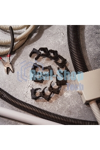 Крепеж-клипса для монтажного пистолета Rexant Ø 25 мм, черная (50 шт/уп)