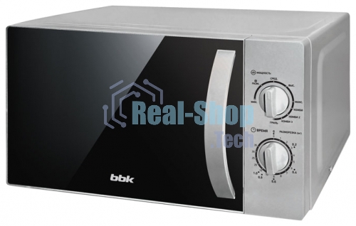 Микроволновая печь BBK 20MWG740M/S серебро, 20 л, 700 Вт, поворотный механизм
