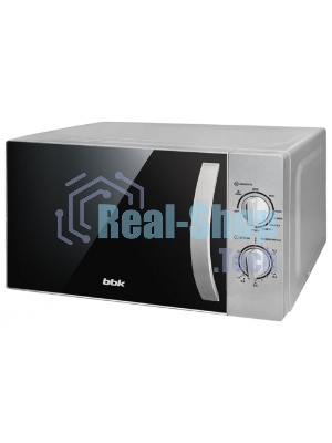 Микроволновая печь BBK 20MWG740M/S серебро, 20 л, 700 Вт, поворотный механизм