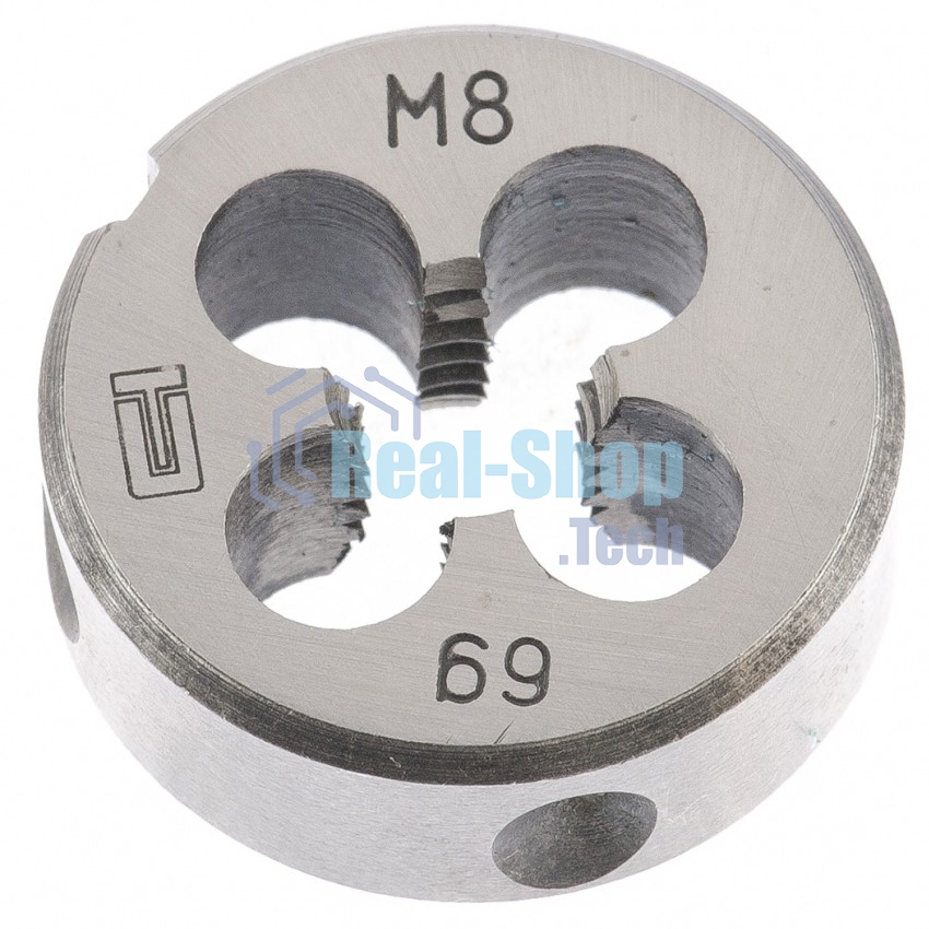 Плашка Сибртех М8 х 1,25 мм