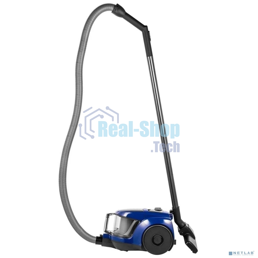 Пылесос Samsung VCC4520S36 синий/черный, 350/1600 Вт, уборка сухая, пылесборник контейнер 1.3 л