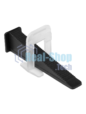 Комплект зажим + клин для системы выравнивания плитки Matrix СВП Ворота, 40/40 шт. в пакете