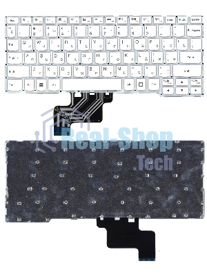 Клавиатура для ноутбука Lenovo Yoga 3 11 300-11IBR 300-11IBY 700-11ISK белая
