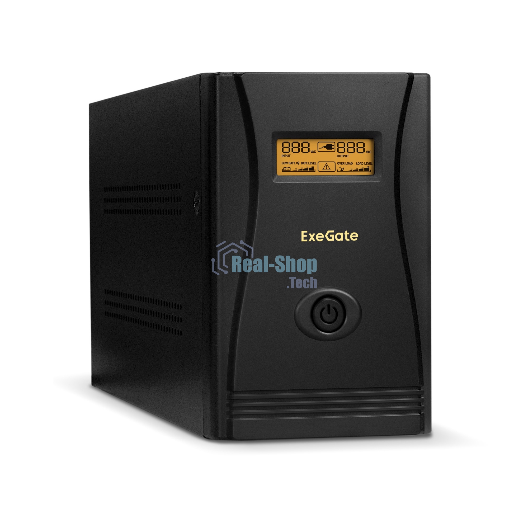 Источник бесперебойного питания ExeGate SpecialPro Smart LLB-1000.LCD.AVR.C13.RJ.USB / 1000 ВА / 650 Вт / 6 x IEC 320 C13
