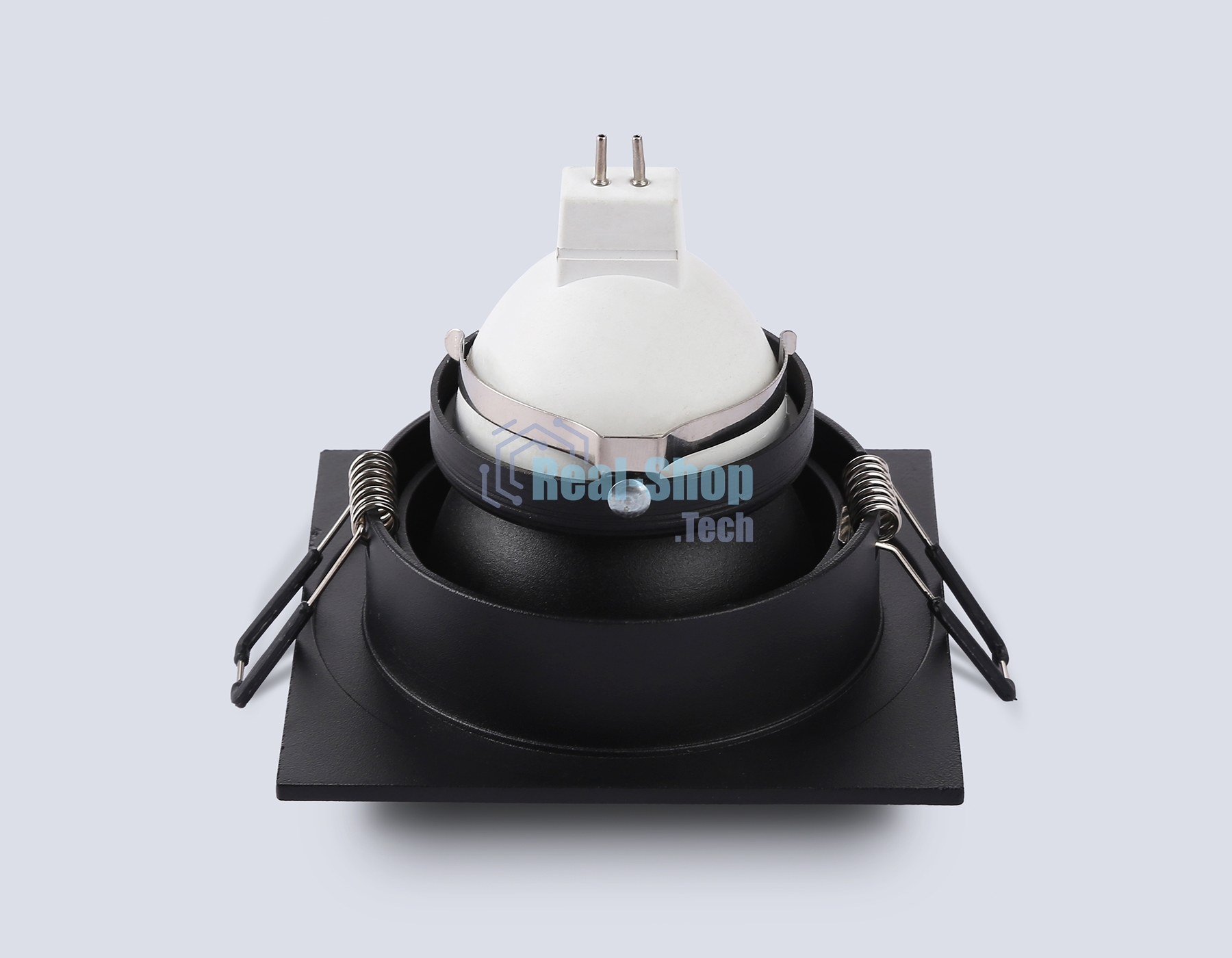 Встраиваемый точечный светильник Ambrella light TN102828 BK/BK черный/черный GU5.3 92*92*50