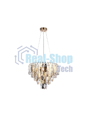 Светильник Ambrella light TR5256/8 SGD/CL золото/прозрачный E27*8 max 40W D500*350