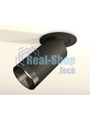 Светильник Ambrella Light XM6323201 SBK/PBK черный песок/черный полированный MR16 GU5.3 (A2242, C6323, N6131)