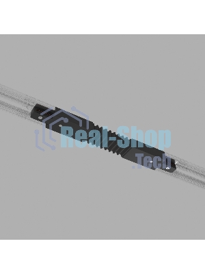 TRC-1-1-FLEX-BK / Соединитель электрический Гибкий коннектор для однофазного шинопровода (черный)