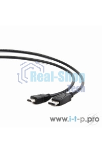 Кабель DisplayPort-HDMI Gembird/Cablexpert 3м, 20M/19M, черный, экран, пакет(CC-DP-HDMI-3M)