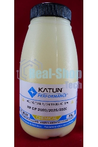 Тонер HP CP2020/2025/CM2320 Yellow, химический (фл.80г.) Katun фас. России