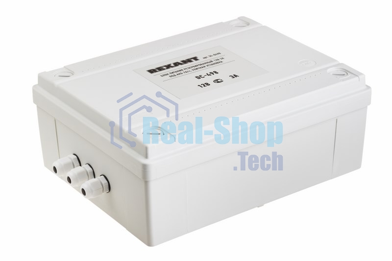 Блок питания резервированный Rexant 12В, 3А, под АКБ 7А/ч, уличная установка DC-498