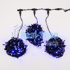 Гирлянда Neon-night LED ClipLight 24V, 3 нити по 20 м, свечение с динамикой, цвет диодов синий