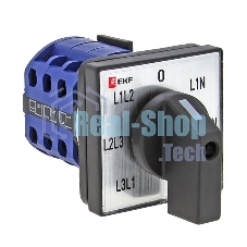 Переключатель кулачковый ПК-1-64 10А для вольтметра EKF pk-1-64-10