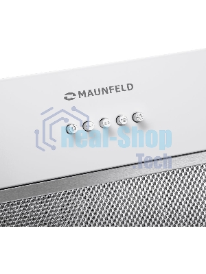 Вытяжка встраиваемая Maunfeld THAMES 601PM белый, 60 см, 850 куб. м/ч, 44 дБ