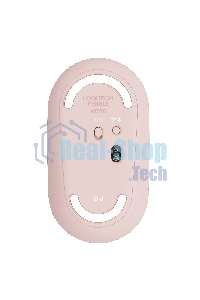 Мышь беспроводная Logitech Pebble M350 розовый, 1000 dpi, радиоканал, Bluetooth, USB, кнопки - 3