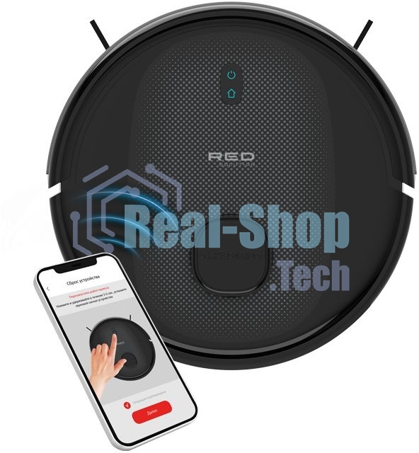 Пылесос-робот Red Solution RV-RL6100S 35Вт черный