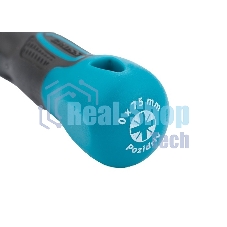 Отвертка Gross 12155 PZ0 x 75 мм S2, трехкомпонентная ручка