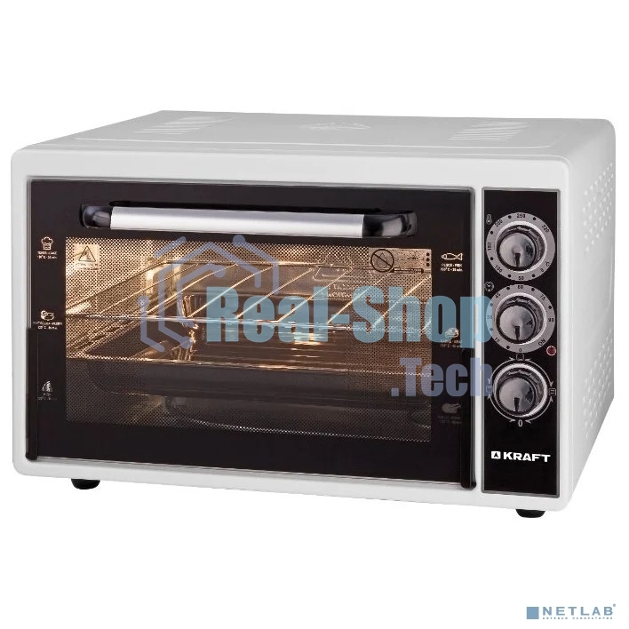 Мини-печь Kraft KF-MO 3800 W белая