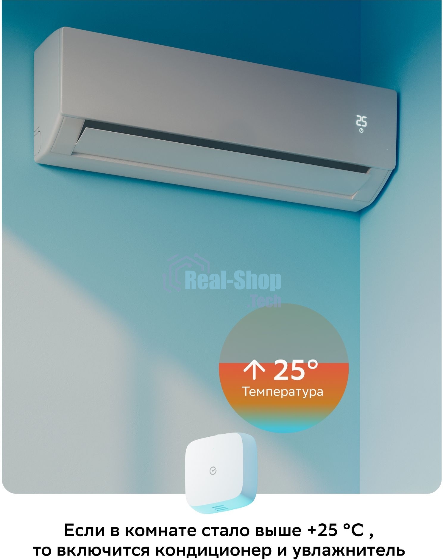 Умный датчик температуры и влажности СБЕР/SBER Zigbee 3.0 (SBDV-00079) 