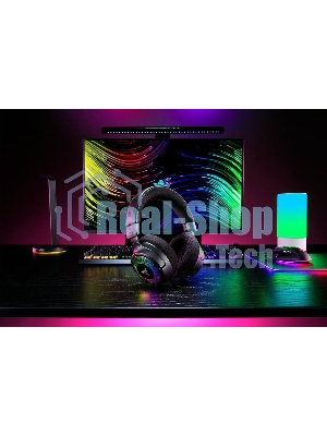 Гарнитура Razer Kraken V4 чёрный, беспроводная, bluetooth, до 70 ч, подсветка