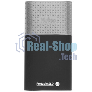 Внешний SSD Netac Z9, 128 Gb, USB 3.2 Gen 2 Type-C, R/W 550/480, черный
