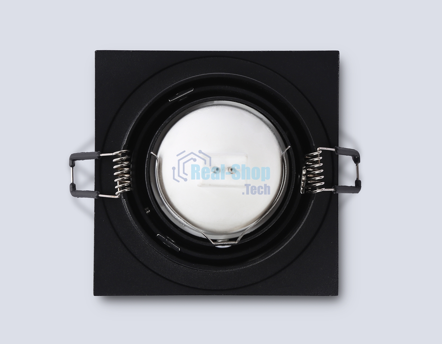 Встраиваемый точечный светильник Ambrella light TN102828 BK/BK черный/черный GU5.3 92*92*50